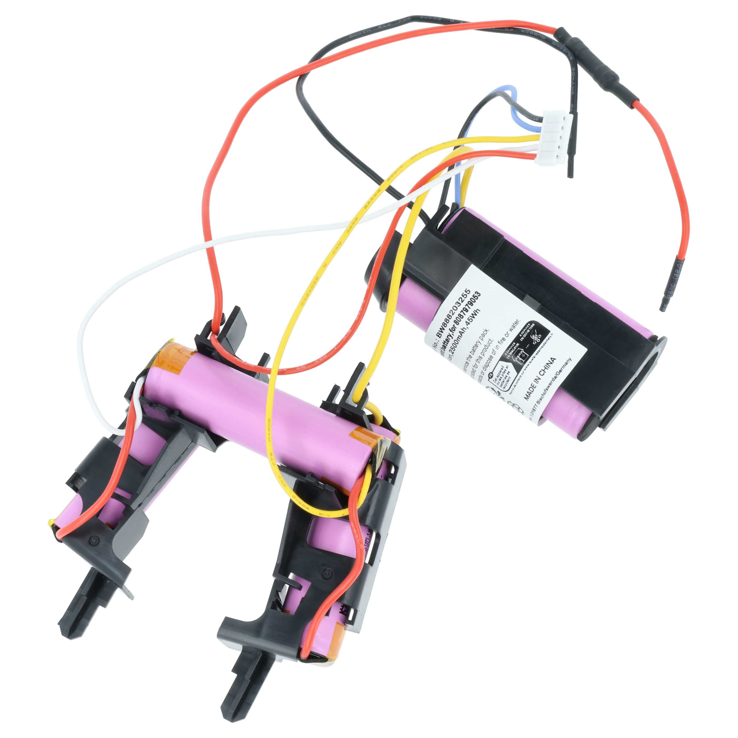 vhbw 1x Batterie compatible avec AEG CX7-2-45BM 900277440 00, CX7-2-45BM 900277438 00 robot électroménager (2500mAh, 18V, Li-ion) - 2