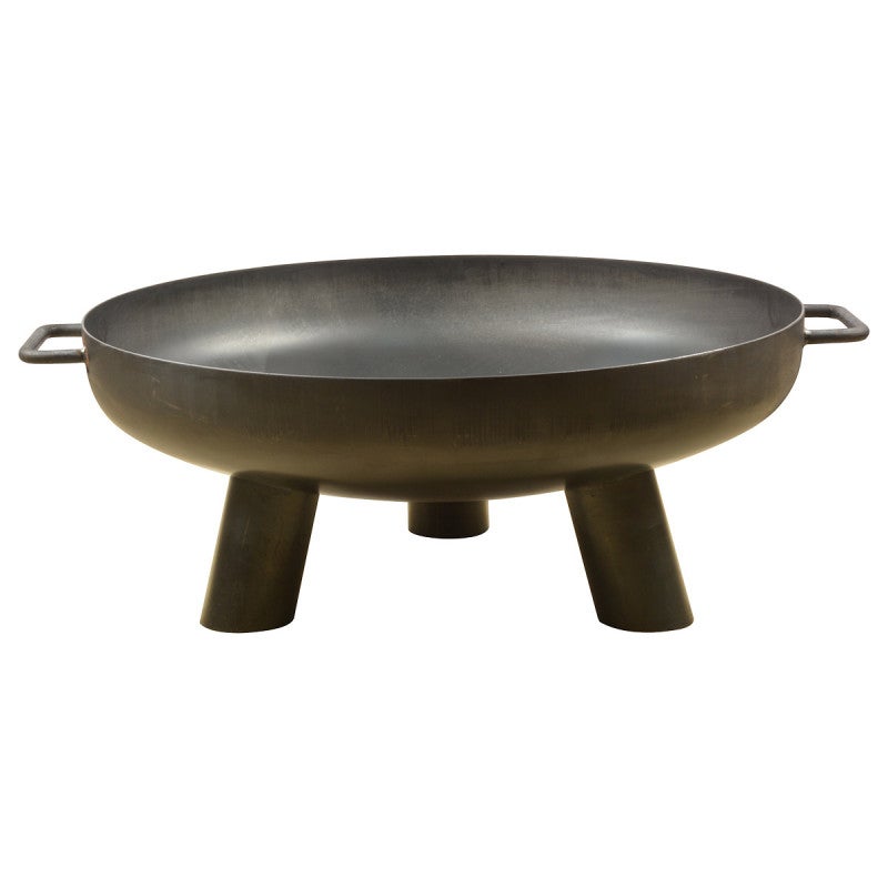 Braséro rond sur pied en acier 60 cm - 2