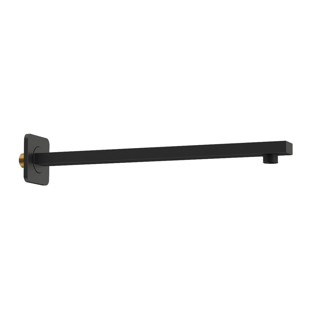 Valaz Chuveiro embutido de parede Square Matte Black Monocomando - Série Tajo - 25 cm - 5