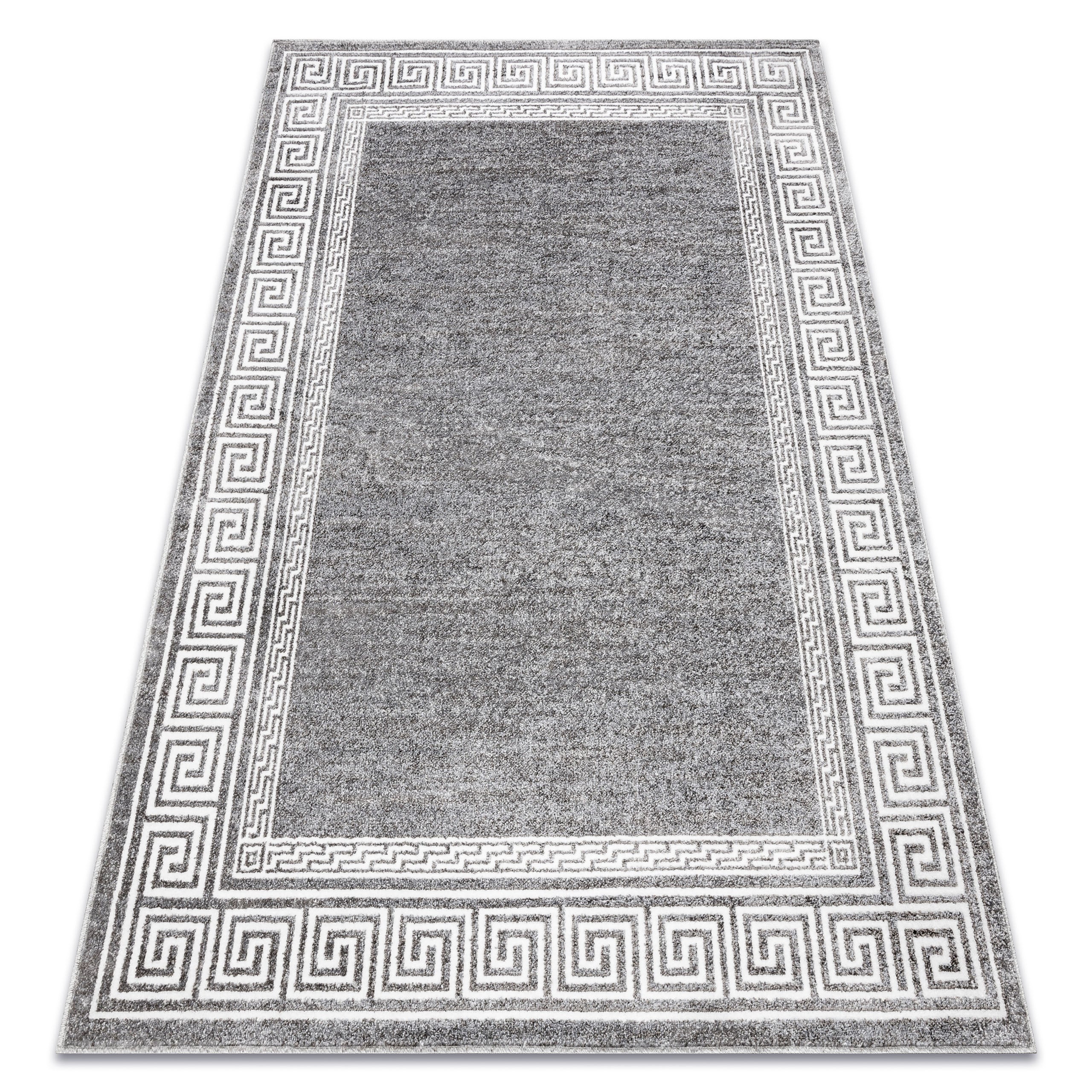 Dywan MATEO 8033/644 Nowoczesny, grecki, ramka - strukturalny szary 120x170 cm