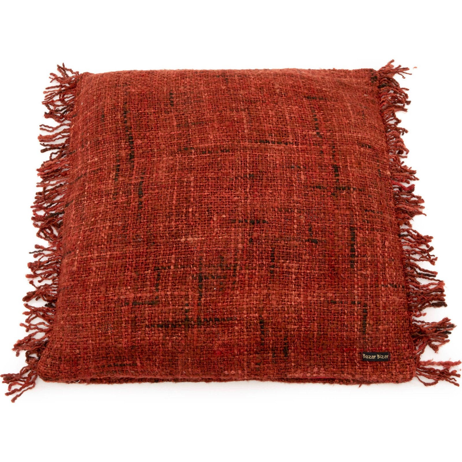 Housse Oh My Gee Boho Coton Bazar Bizar 60 x 60 x 10 cm Rouge | Leroy ...