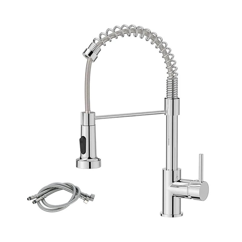 Bateria kuchenna, jednouchwytowa bateria kuchenna sprężynowa, obrót 360°, 2 tryby strumienia, wąż wodny G 1/2