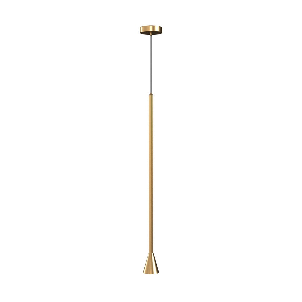 Lampa wisząca Arrow mosiężno-złota 1xGU10x40W wym: 89,5 x 7,5 x 7,5 cm metal Maytoni