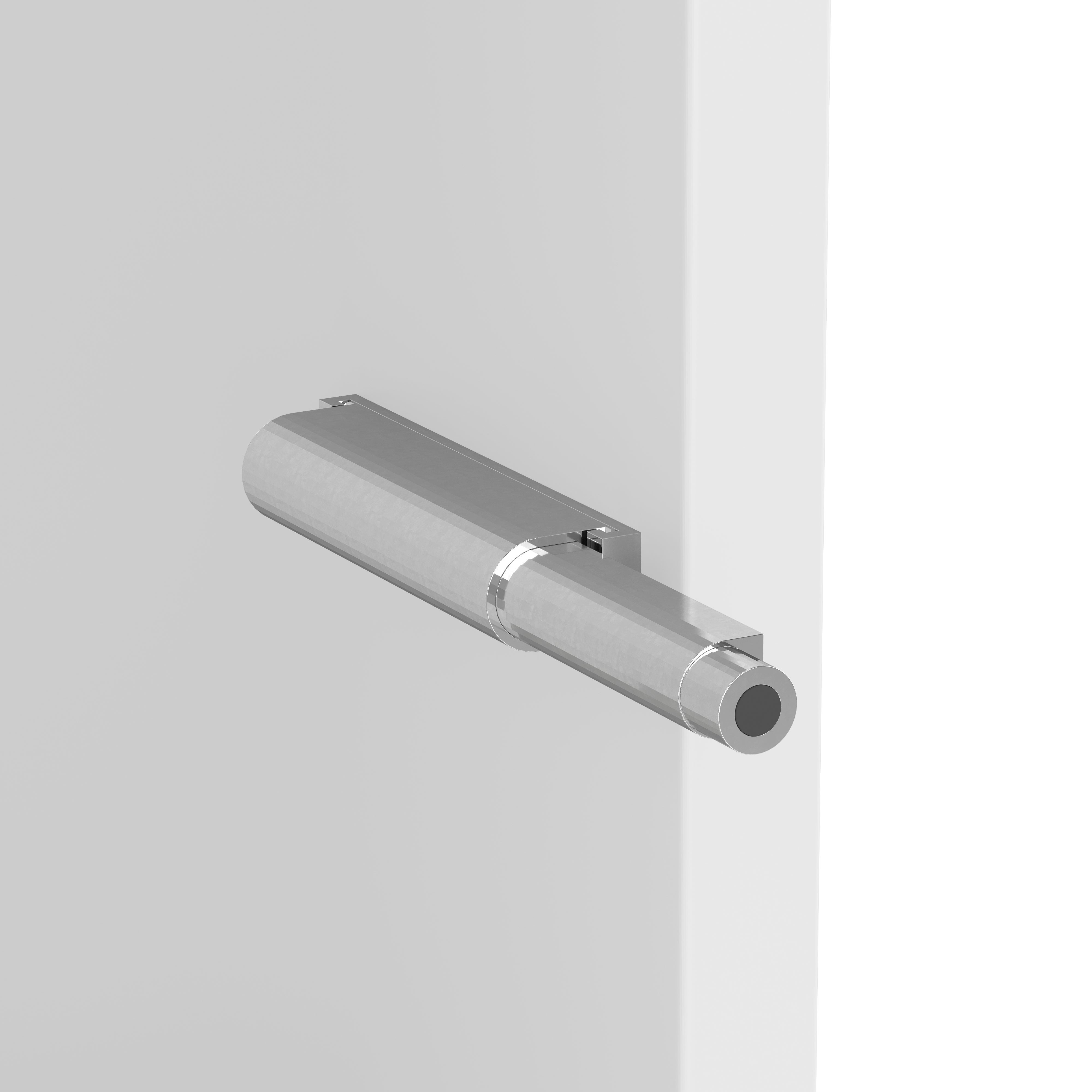 Vetrina 40x29x170 cm - illuminazione LED multicolore con telecomando - ripiani in vetro - bianco - 9