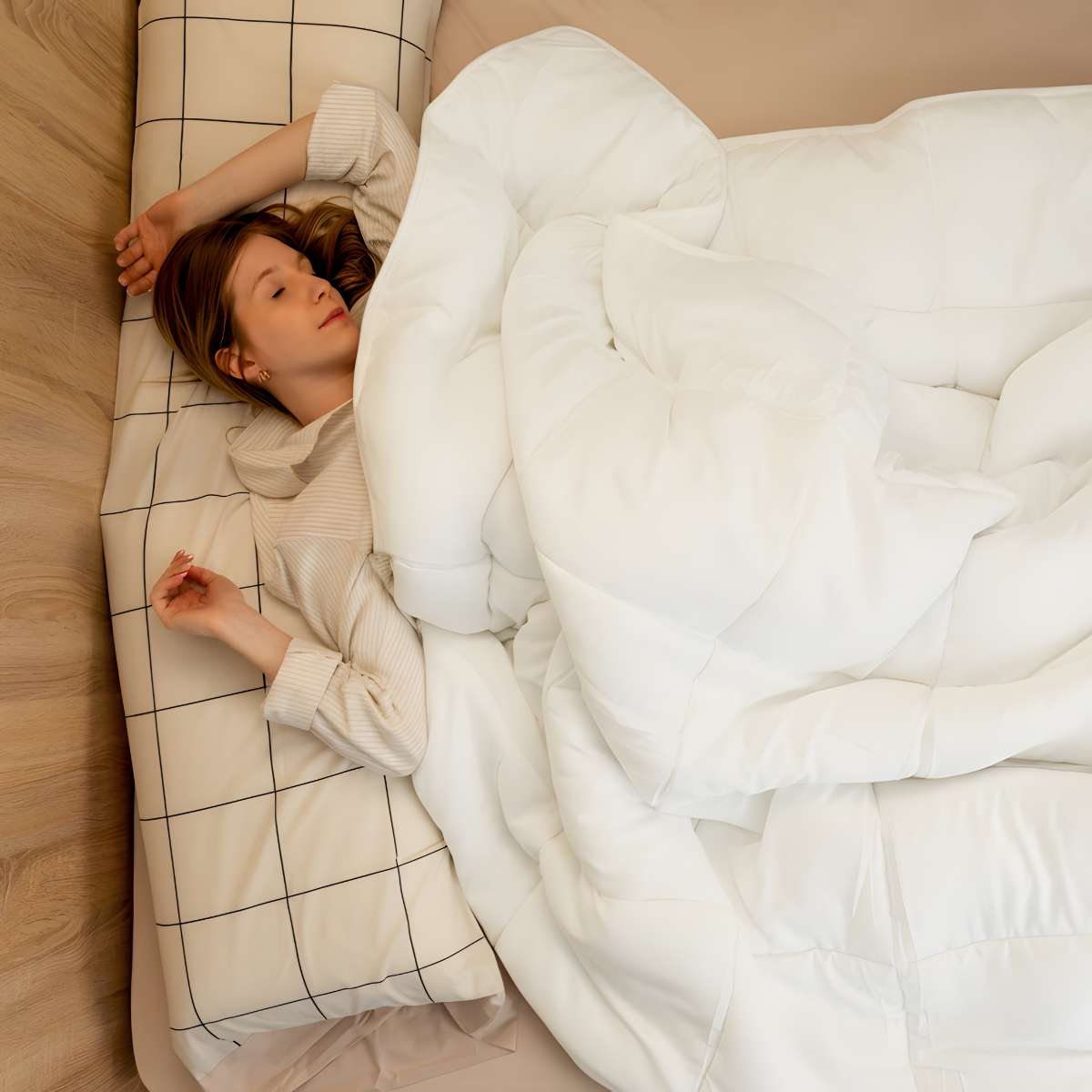 Nalui edredão 220x240cm Warmy E200 Branco Microfibra (200 gr/m²), Suave e Respirável - 7