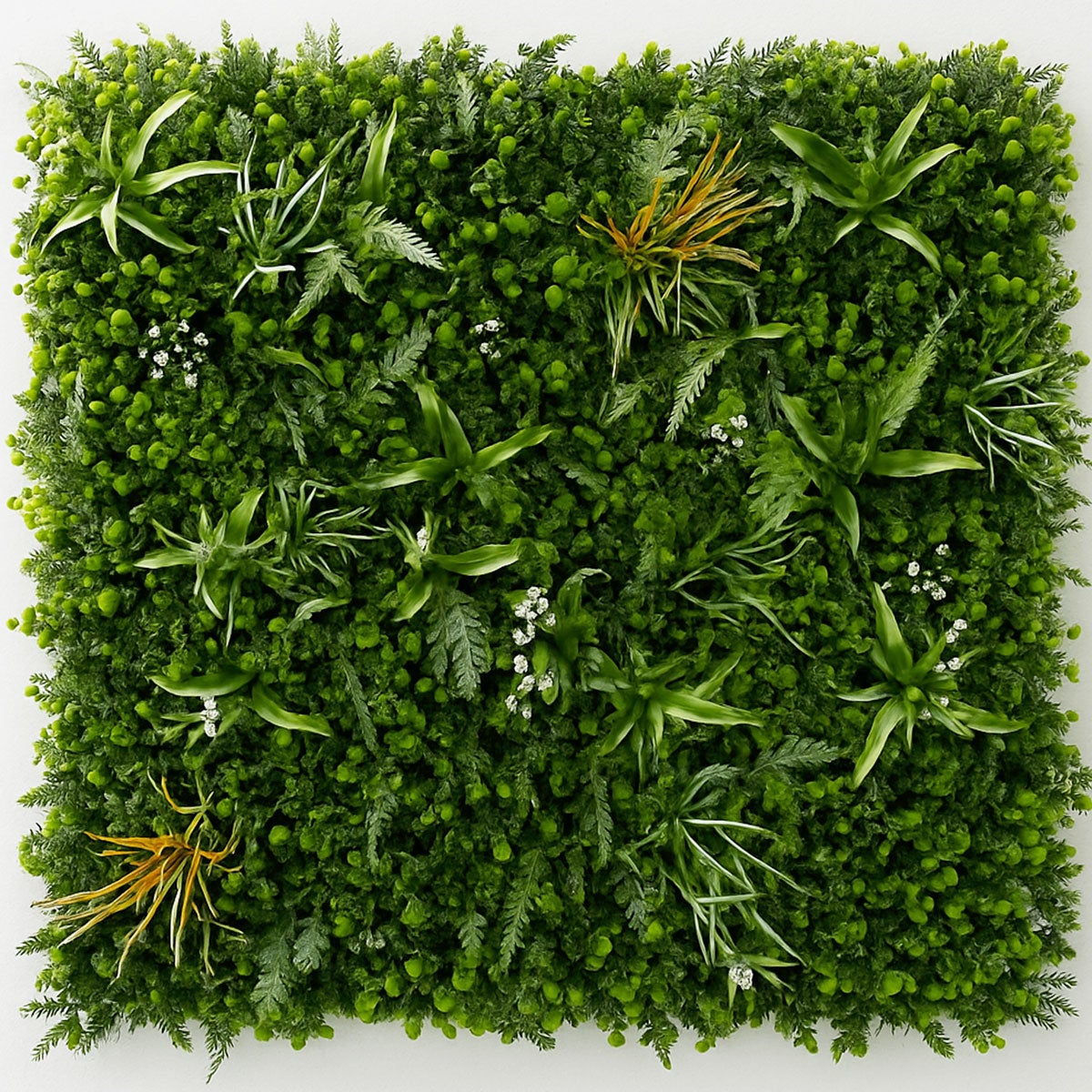 Mur végétal artificiel Savane 1 m × 1 m – effet tropical intérieur extérieur - 9