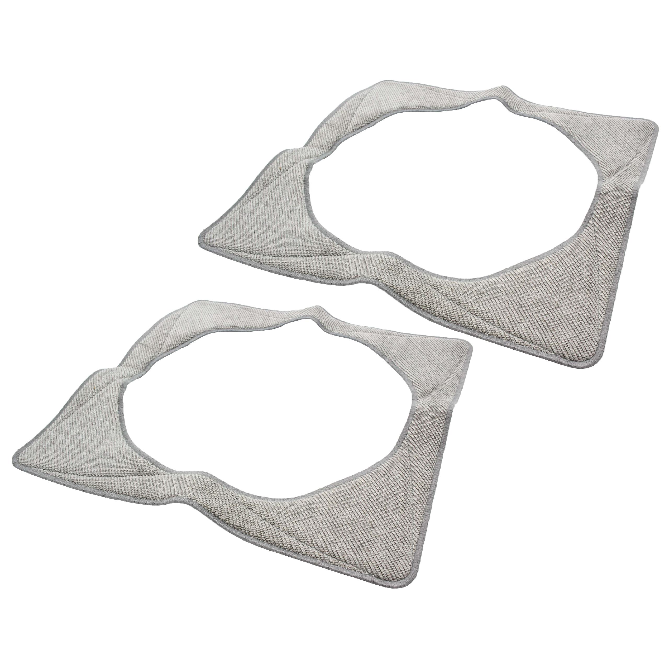 Vhbw Lot de 2 lingettes compatible avec Ecovacs Winbot W-930, W930 ...