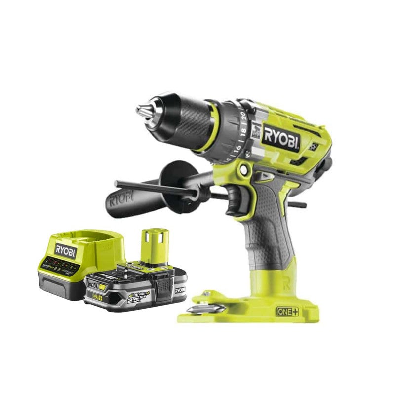 RYOBI - Perceuse-Visseuse Sans Fil 18V ONE+ - 2 Vitesses - Livrée avec
