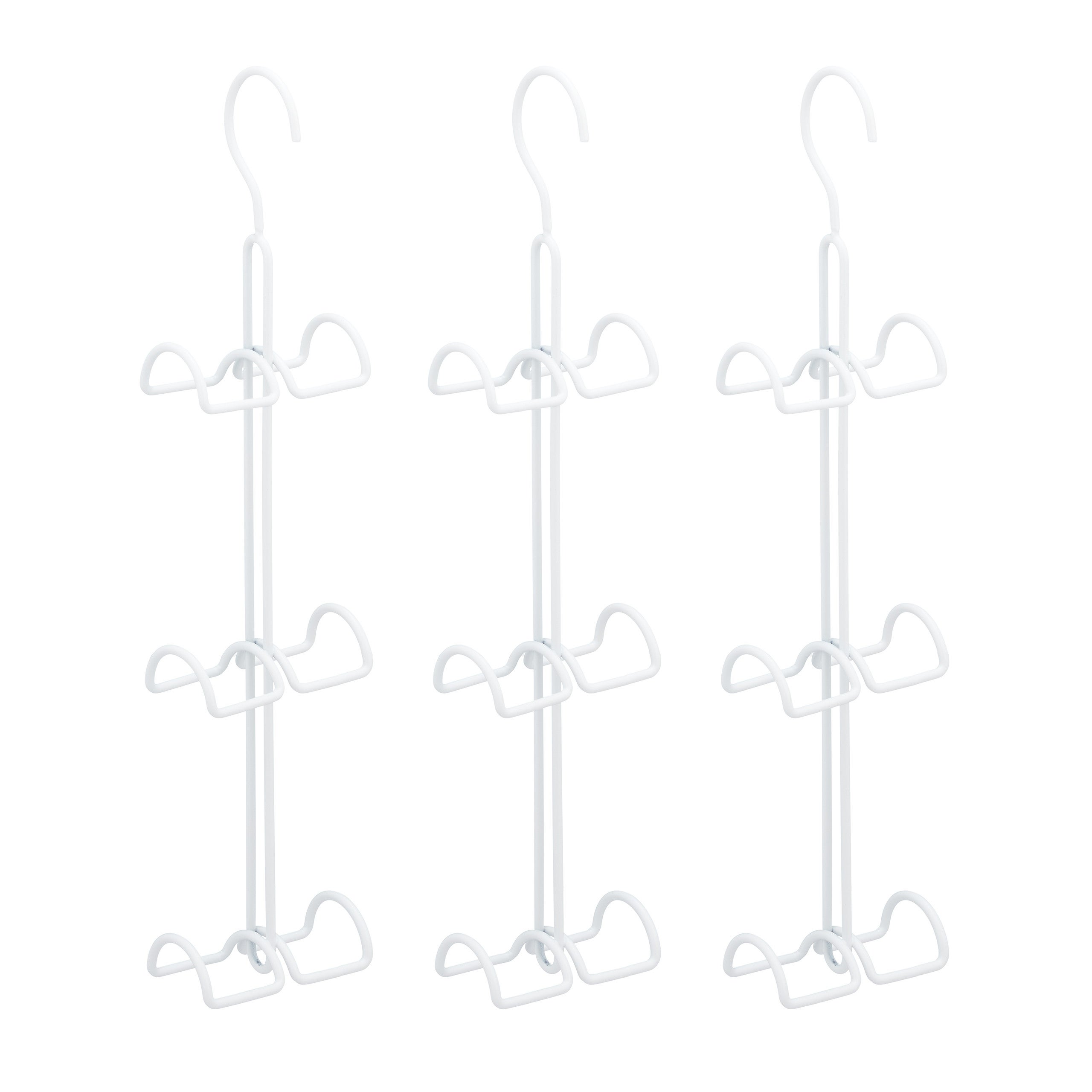 Perchero De Pared Con 6 Ganchos De Metal Blanco - 175.5 Cm De Largo, Ideal Para Pasillo, Entrada O Dormitorio