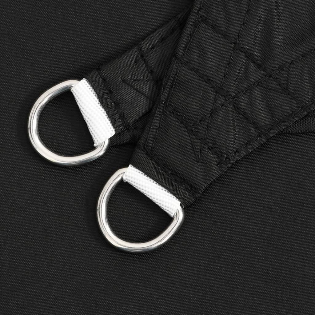 Maison Exclusive - Parasole a Vela Oxford Triangolare 3x4x5 m Nero - 5