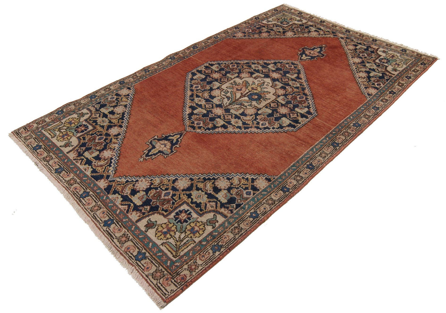 Alfombra oriental hecha a mano original, tamaño: 168x102 cm con certificado de autenticidad
