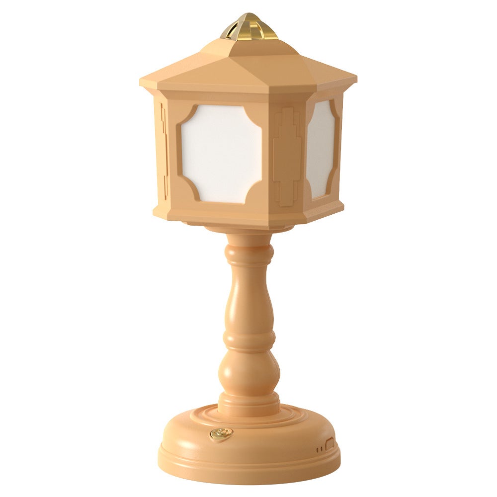 Retro lampa biurkowa LED ładowana przez USB Lampa stołowa Mini street Dimmable Design dekoracyjne oświetlenie nocne biuro sypialnia oświetleniowe