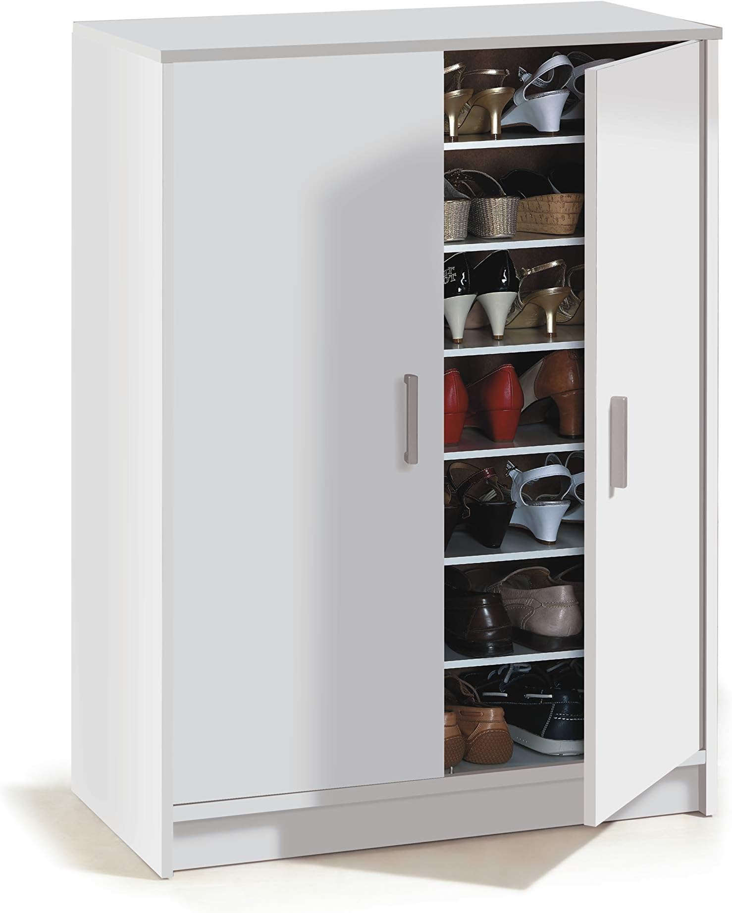 Meuble à Chaussures Deux Portes, Meuble Auxiliaire, Modèle Basic Wide ...
