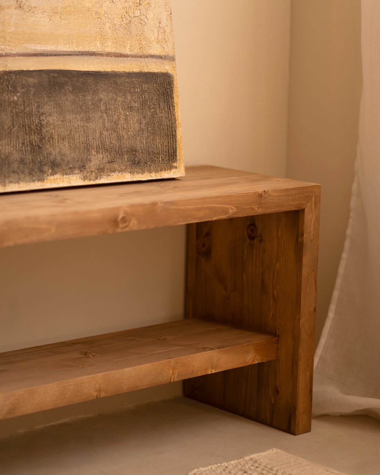 GIORGIA - Tableau décoratif sur toile de coton sans cadre peint à la main à la peinture à l'huile 100x80cm - DECOWOOD - 5