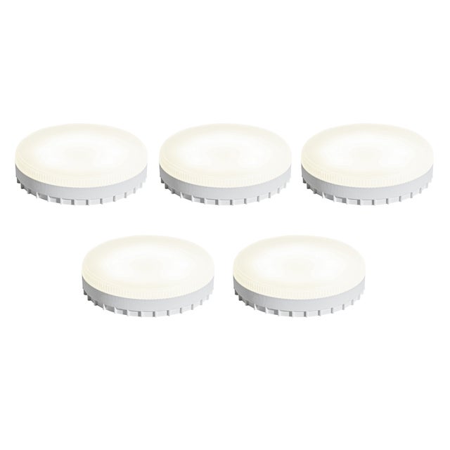 Lot de 5 ampoules LED GX53 à intensité variable de chaude à froide 7W 750 lm 2700K-4000K