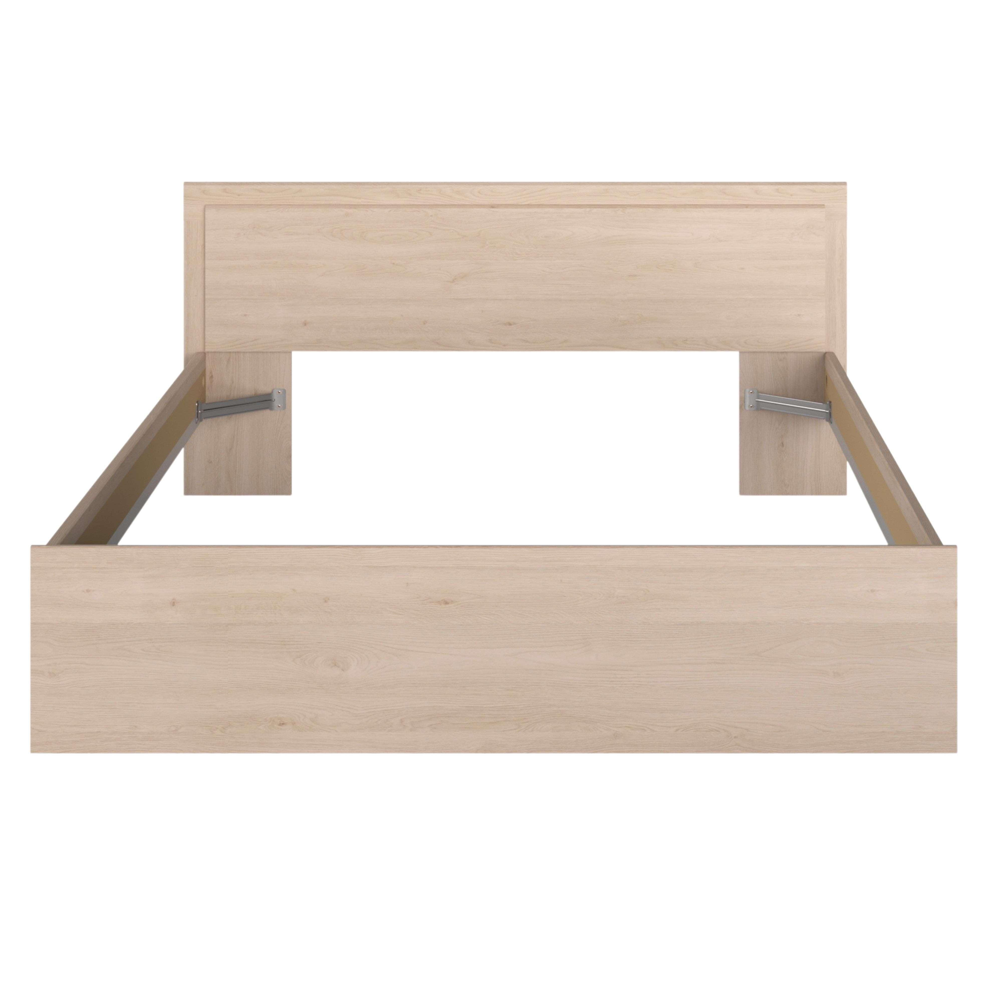 Cama de Matrimonio Modelo Baltic en Roble Brooklyn 135-140x190 cm - 3