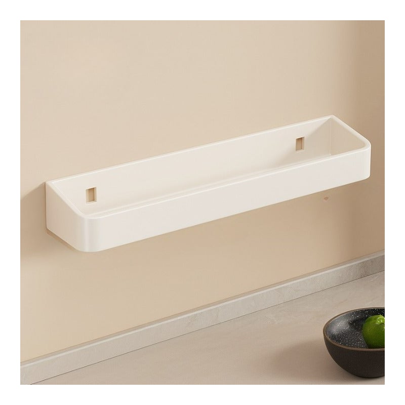 Pojemnik na przyprawy, ścienny, kuchenny, kremowo-biały, 39*8,7*5 cm