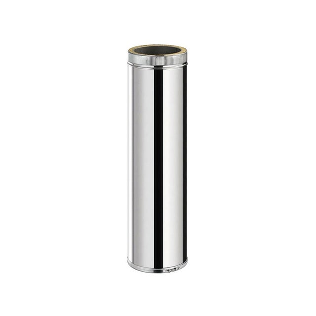 TDPS1000 Conduit isolé double paroi poêle à bois 100 cm Ø125 - à l'unité