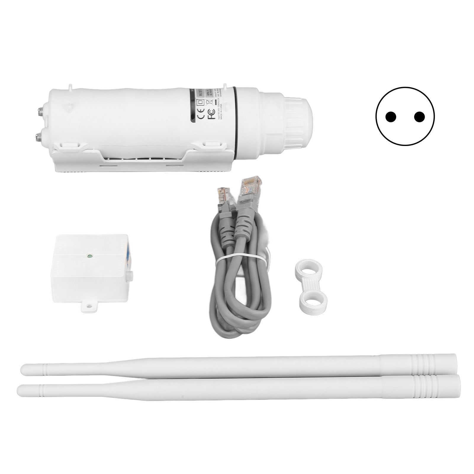 Amplificatore WiFi Per Esterni IP65 – Ripetitore Resistente Alle Intemperie, 2,4 GHz, 300 Mbps, Antenna Nascosta, Range Fino A 200 Metri