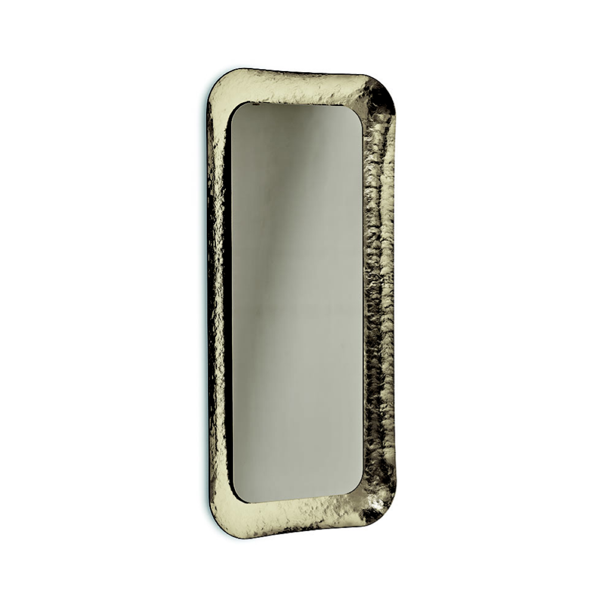 Specchio Da Parete Ultrue Con Cornice Effetto Rame Retrò, Cm 24x36, Vetro Temperato Anti-Desilvering, Orientabile Orizzontale/Verticale - 4