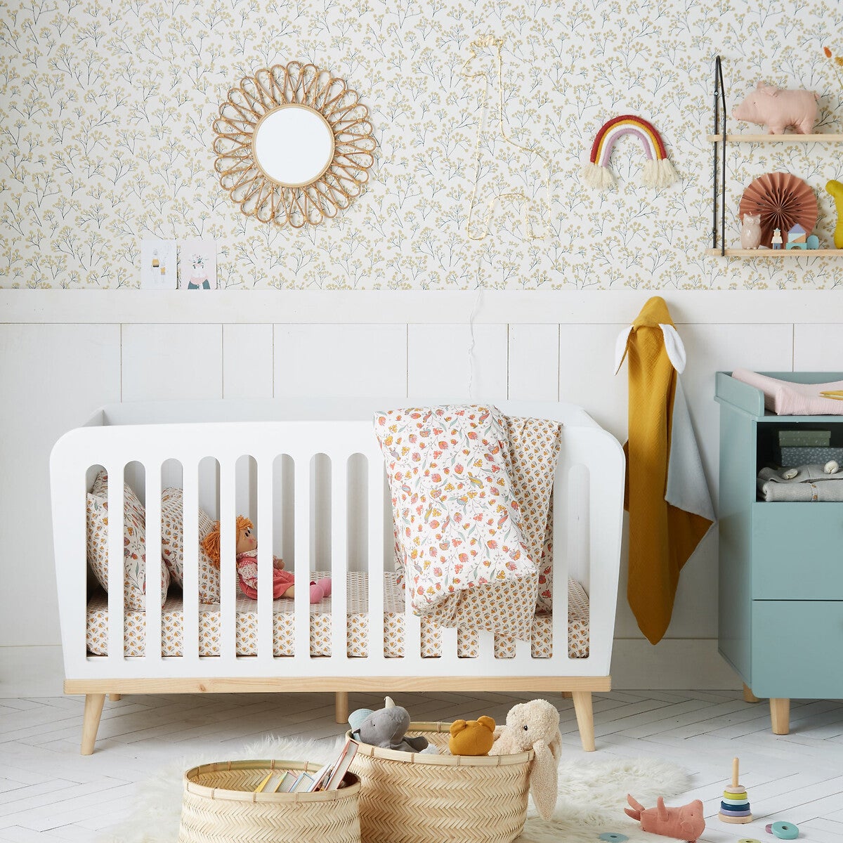 Caradou® sans couette Bertille - Imprimé rose - 90 x 190 cm - 4