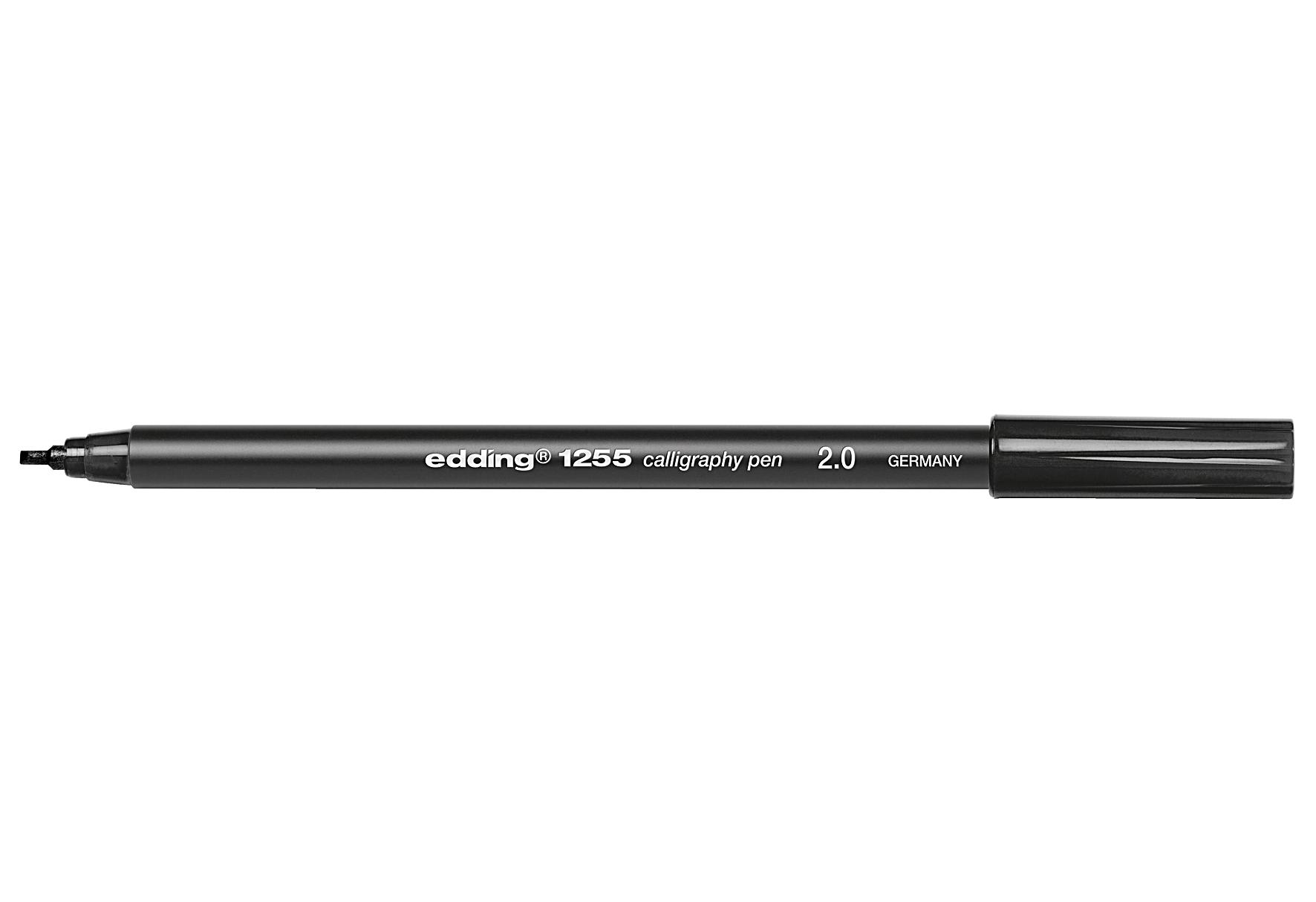 Penna Calligrafica Edding 1255 5,0mm Nero: Lettering e Arte su Carta