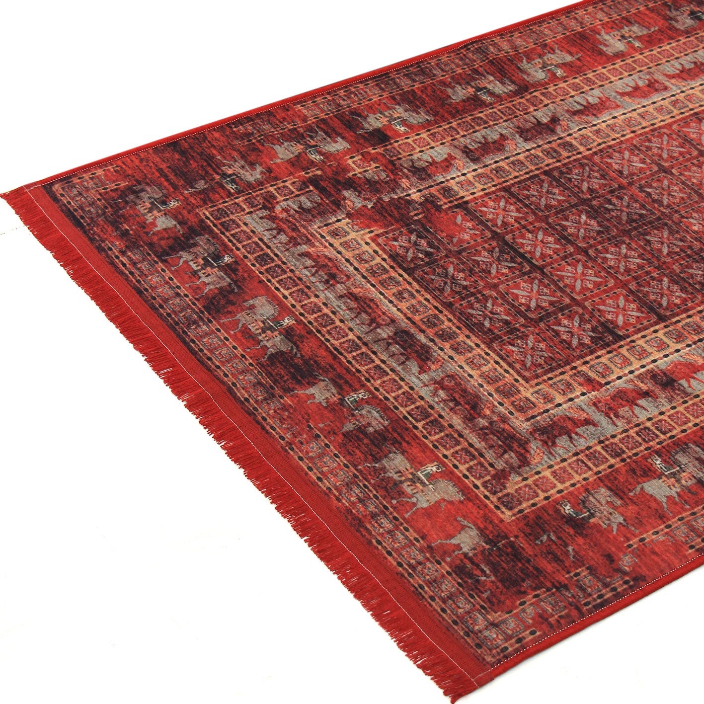 MODEMA - Tappeto lavabile in lavatrice, fondo antiscivolo, 120x180cm soggiorno/sala da pranzo Pazyryk - 5