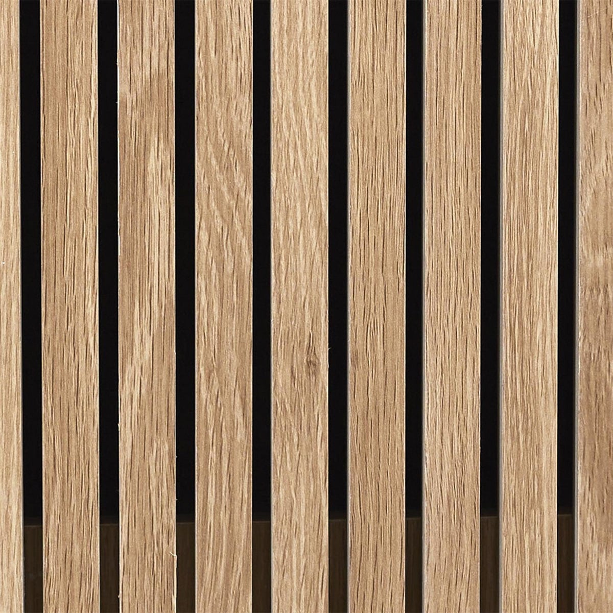 PAJAN - Meuble TV 2 Portes Effet Bois avec Tasseaux - 6