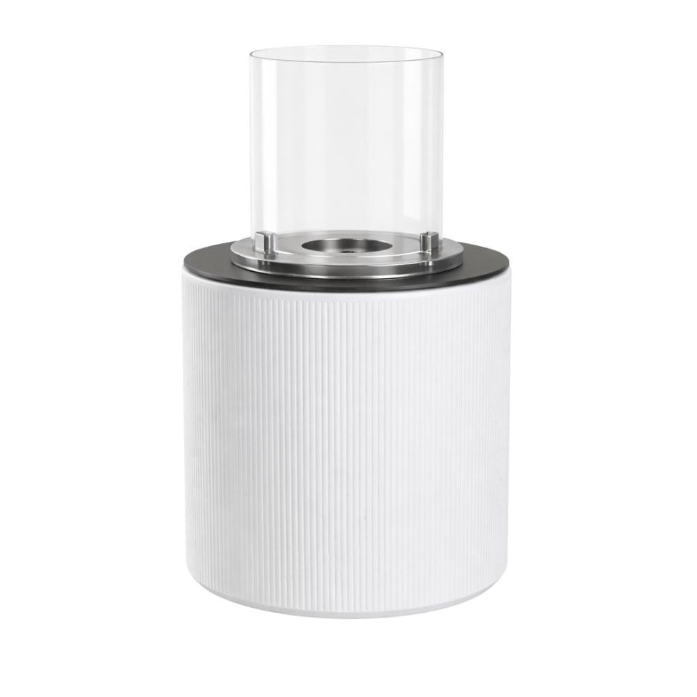 Chimenea de bioetanol de suelo chimenea de suelo chimenea para interior exterior quemador de acero inoxidable de 1,5 litros diseño moderno 35x55 cm