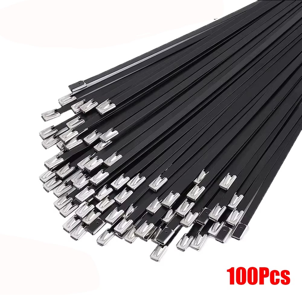 Fascette Fermacavo In Acciaio Inox Marino – 680x7,9mm Rivestite – Hilltop Products