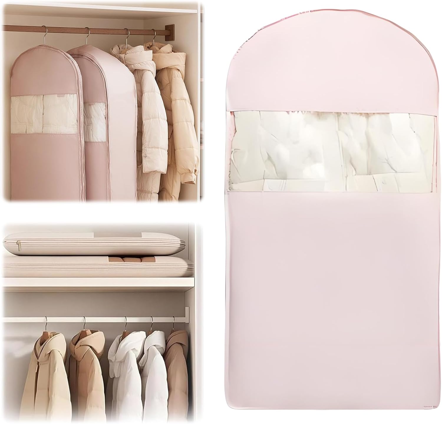 Ysimple 30 Copriabiti Antipolvere, Trasparenti Copertura Vestiti 60x90cm, Copri Abiti da Armadio, Sacchetti Porta Abiti in Plastica, Copri Abiti Anti Polvere, per Camicie, Giacche, Maglioni, Abiti