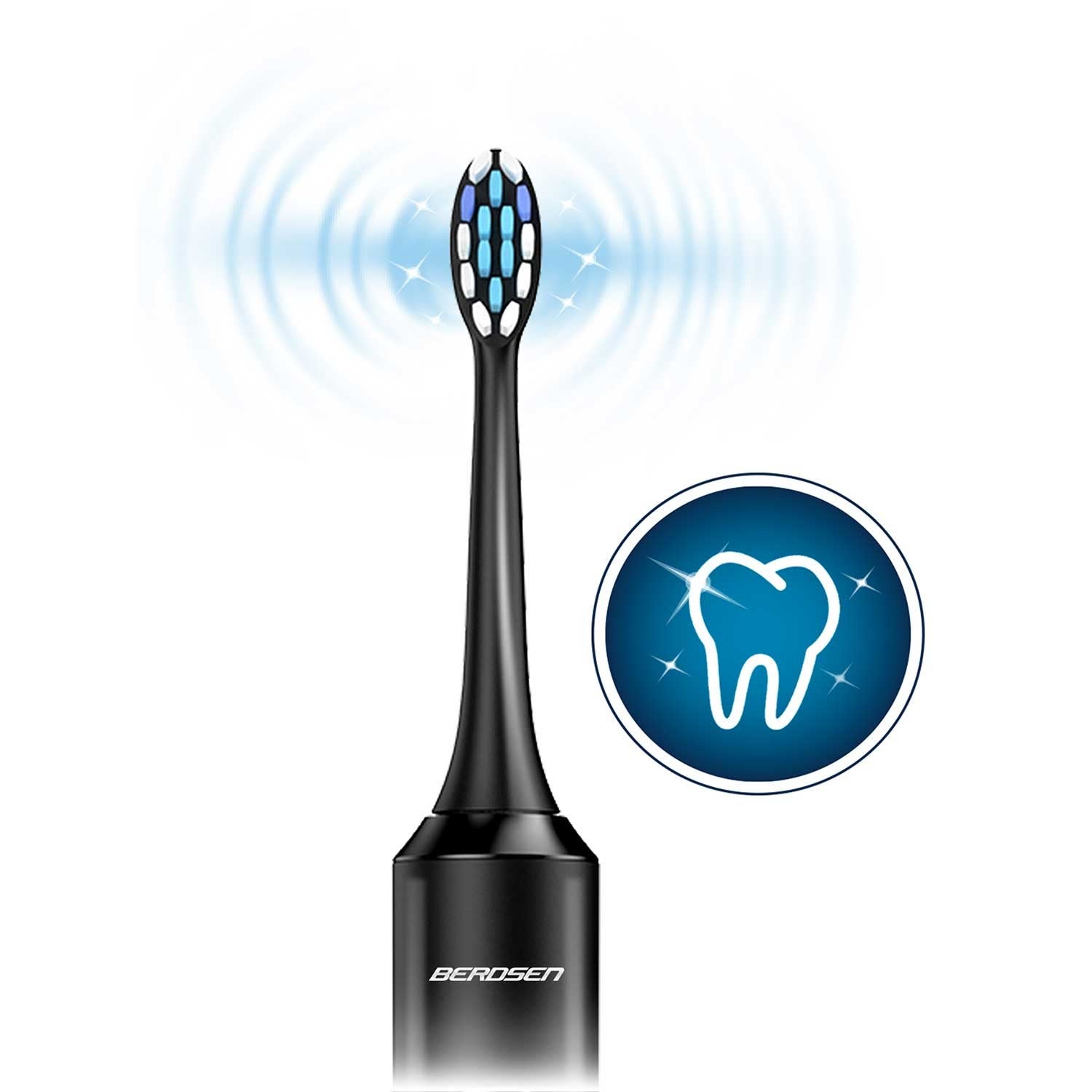 Szczoteczka soniczna do zębów Sonica B5 czarna Berdsen 5166 - 5