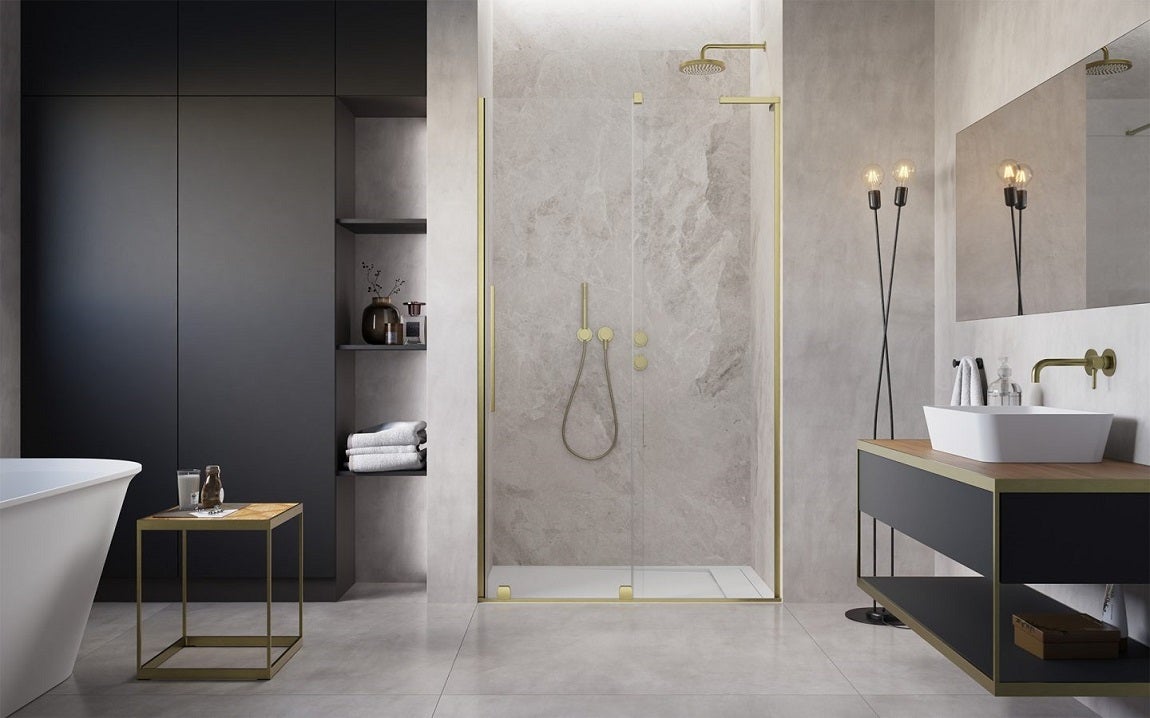 Portasciugamani Da Bagno KES In Acciaio Inox 304 - Finitura Oro Spazzolato, Montaggio A Parete, Diametro 16 Cm - Foto 9