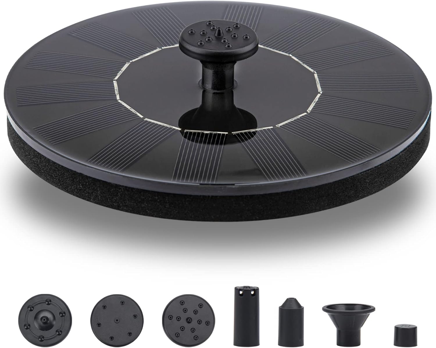 Pompa fontannowa solarna 1,5 W, ulepszony zestaw zanurzalnego panelu fontannowego solarnego