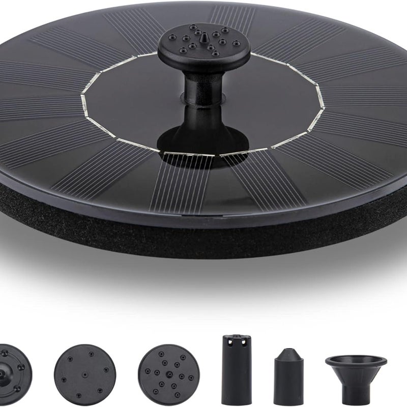 Pompa fontannowa solarna 1,5 W, ulepszony zestaw zanurzalnego panelu fontannowego solarnego