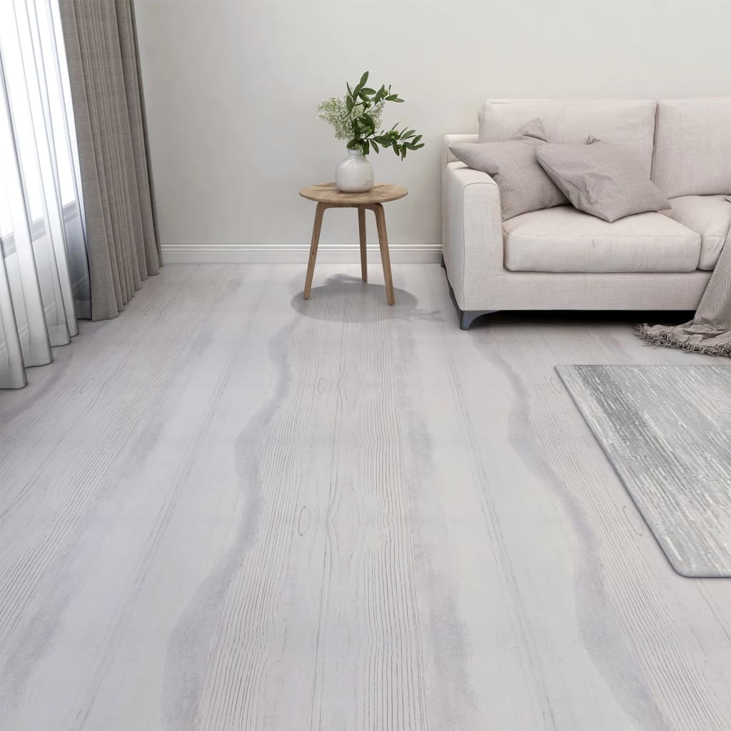 Vidaxl tarimas de suelo autoadhesivas 20 uds pvc gris claro 1,86 m²
