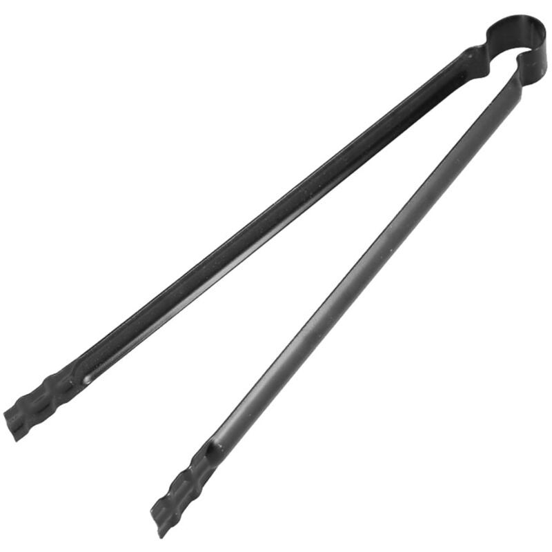 szt Czarnych żelaznych narzędzi grillowania Szczypce węgla Drążki grillowania Narzędzie zaciskowe Przenośne wielofunkcyjne szczypce piknik powietrzu