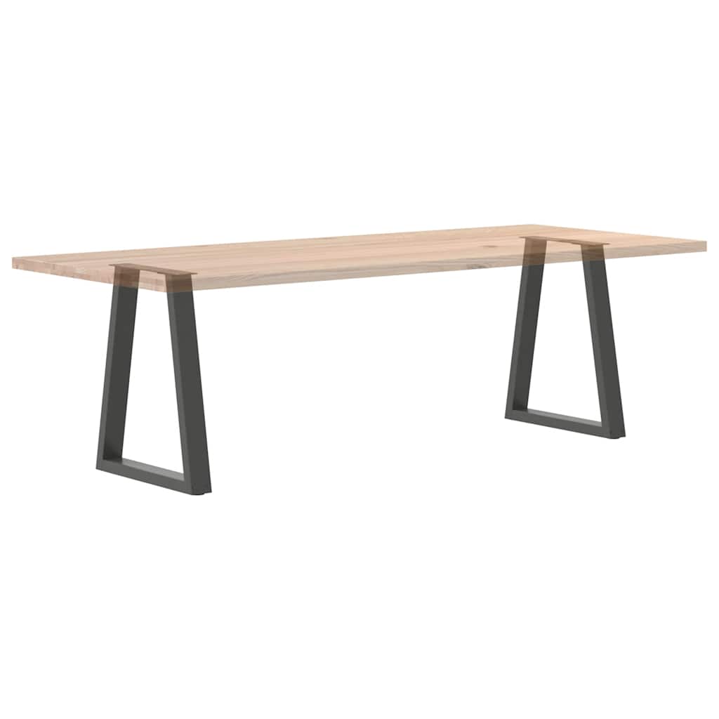 Pernas de mesa de centro em forma de V 2 unidades de aço antracite - COMFORTXL - 8