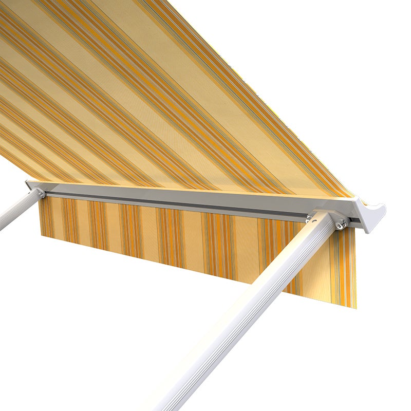 Store à projection avec coffre 100 x 70 cm de fenêtre - Jaune rayé - 6