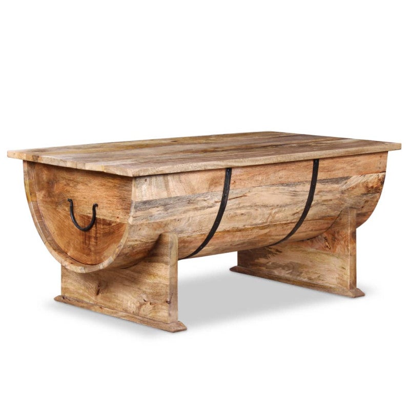 Table basse Bois de manguier massif 88x50x40 cm - 3