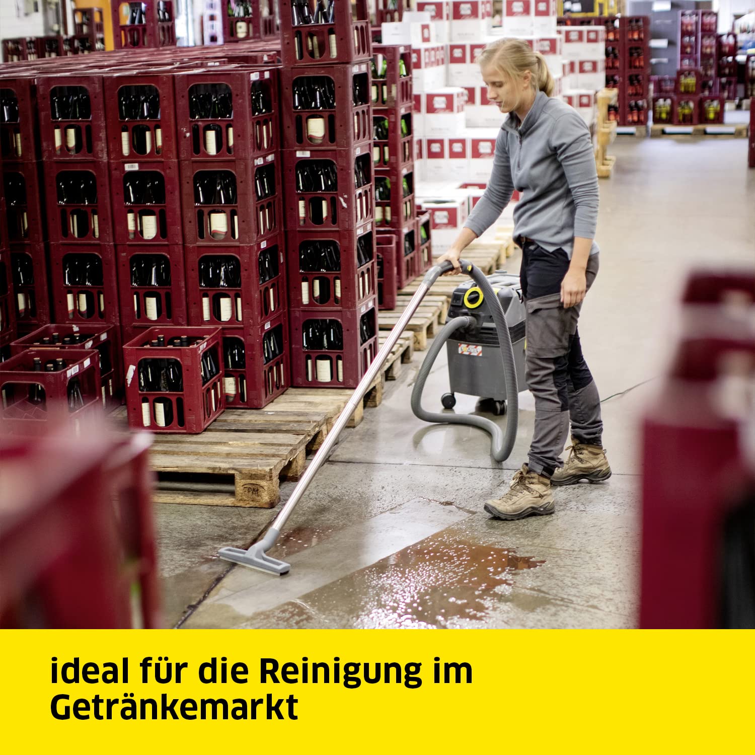 Aspirateur de chantier eau et poussières professionnel Karcher NT 30/1 Ap L, 27,3 kPa, 30 l - 6