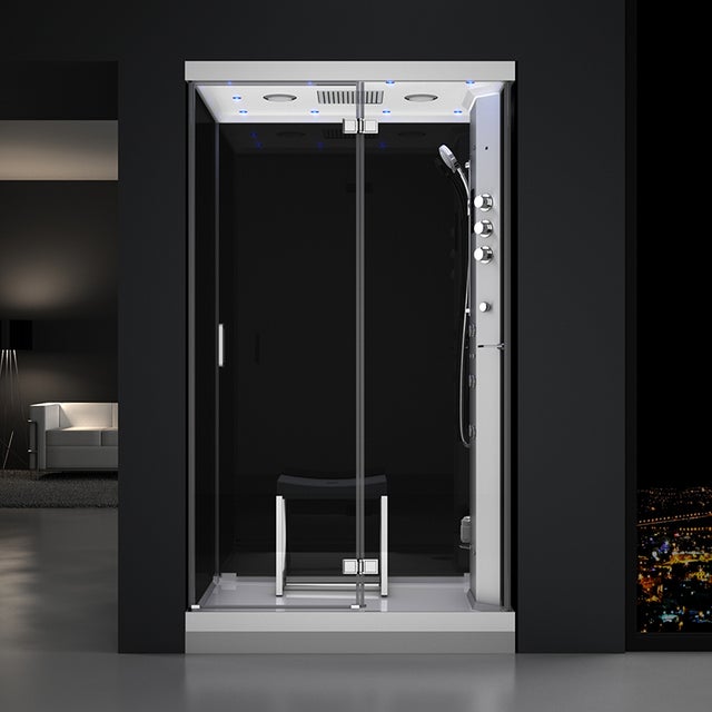 Cabine hammam 120 x 90 URBAN DROITE N3