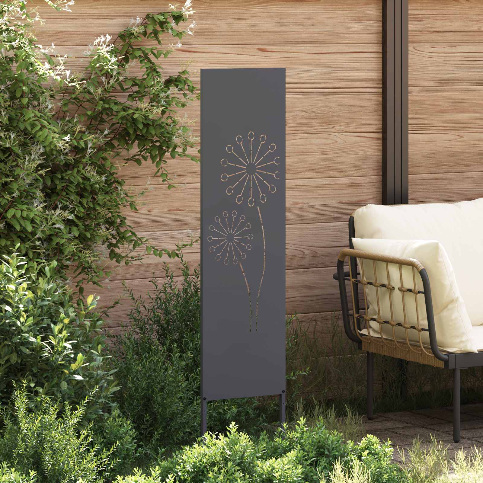 Écran de confidentialité de jardin Anthracite 32 x 140 cm vidaXL - 4