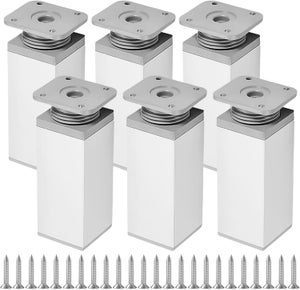 4 Piedini Regolabili Per Mobili M8x50mm - Altezza 35-75mm, Base Larga 40mm - Foto 11