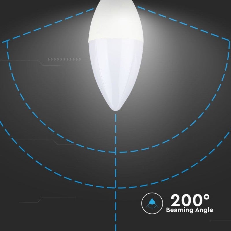 Lampadina LED E14 5,5W Candela 6400K - 3