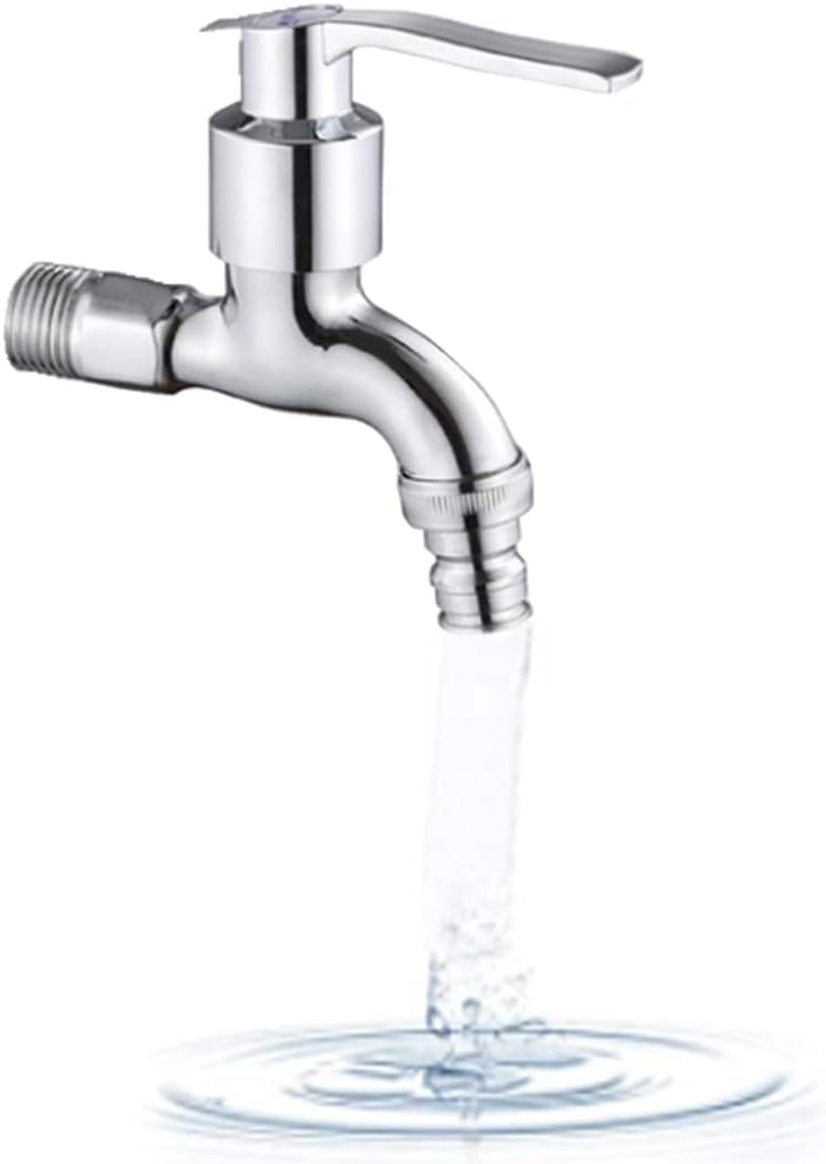 Kran spustowy, ścienny kran zlewozmywakowy, ścienny kran do pralki, kran ogrodowy/zewnętrzny, odpowiedni do łazienki i pralki