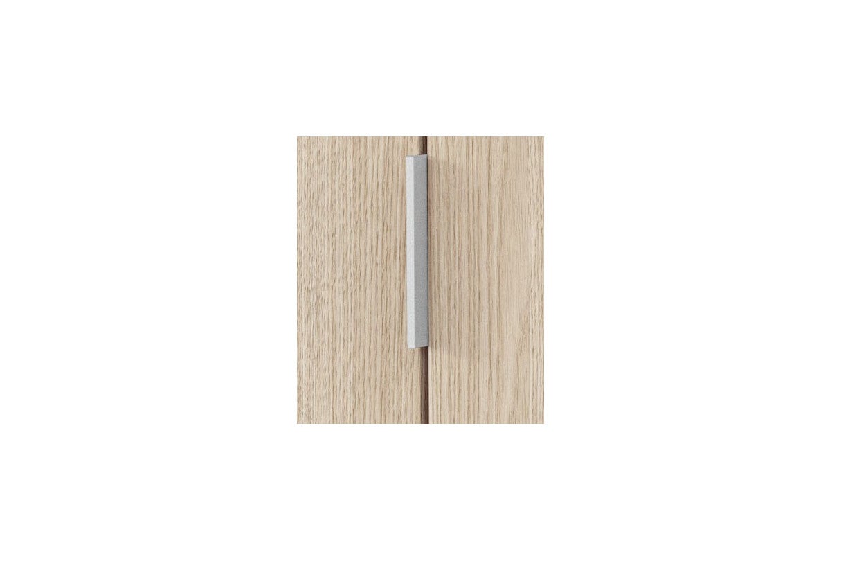 ARMÁRIO 2 PORTAS 180X81X52 CM CARVALHO - 6
