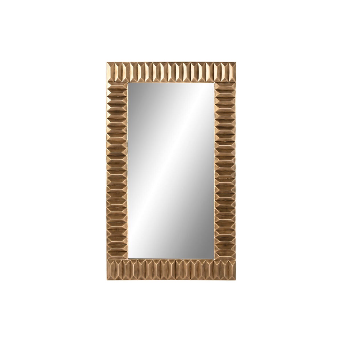 Espejo de pared home esprit dorado metal moderno 73,5 x 4 x 124 cm