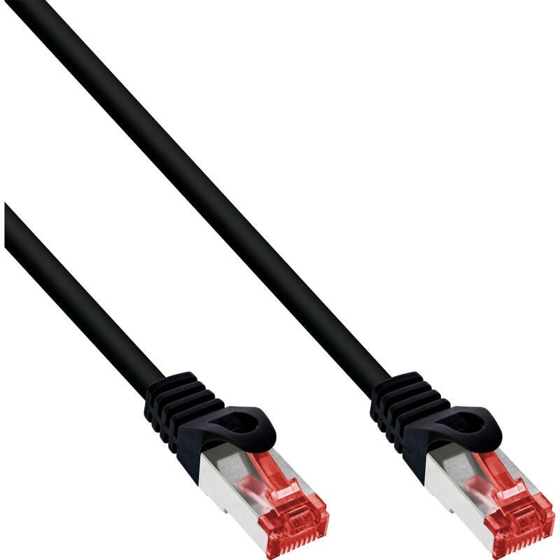 Kabel Ethernet InLine Cat.6 S/FTP RJ-45 1 m czarny