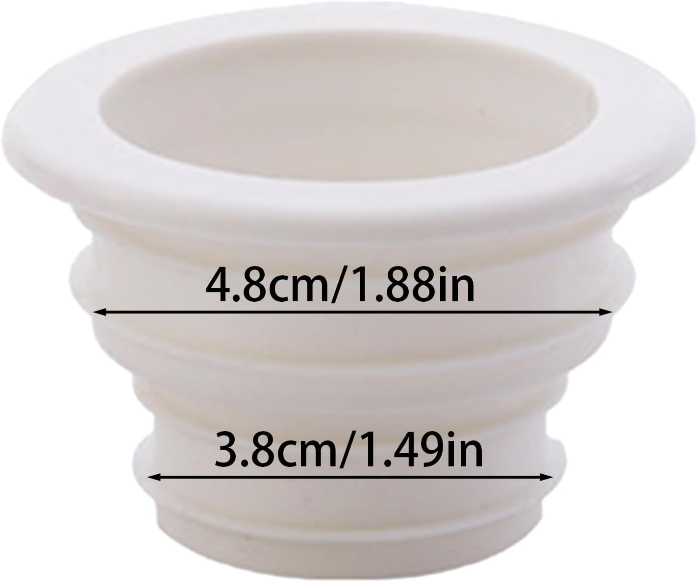 10 tapones desodorizantes para desagües, tuberías y cocinas, baños, lavadoras y fregaderos. - 2